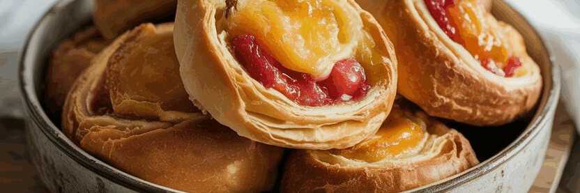 Blätterteig-Schnecken aus dem Airfryer – so sieht es fertig aus
