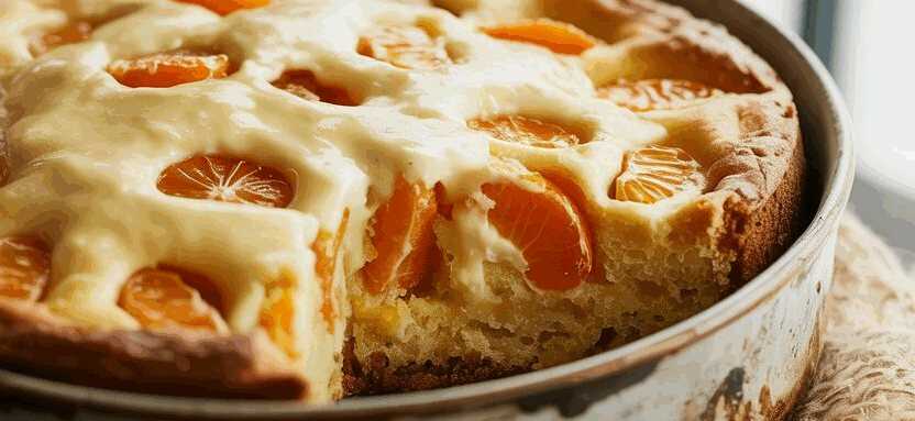 Blechkuchen mit Mandarinen ich nehme 6 Eier und backe es in 15 Minuten