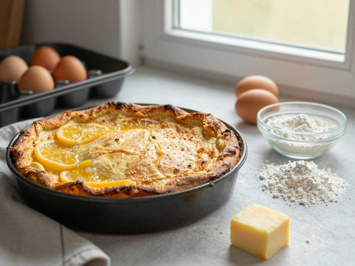 Blechkuchen mit Mandarinen ich nehme 6 Eier und backe es in 15 Minuten – während der Zubereitung