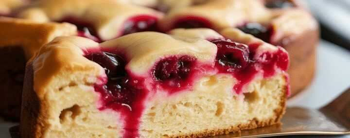 Blitz Kirschkuchen mit 1 Packung Puddingpulver in 30 Minuten!