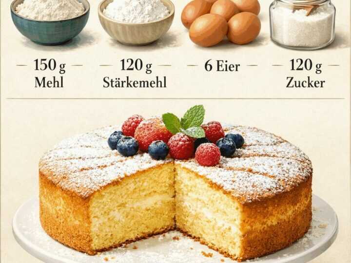 Blitz-Biskuit: Einfaches Rezept, das immer gelingt!