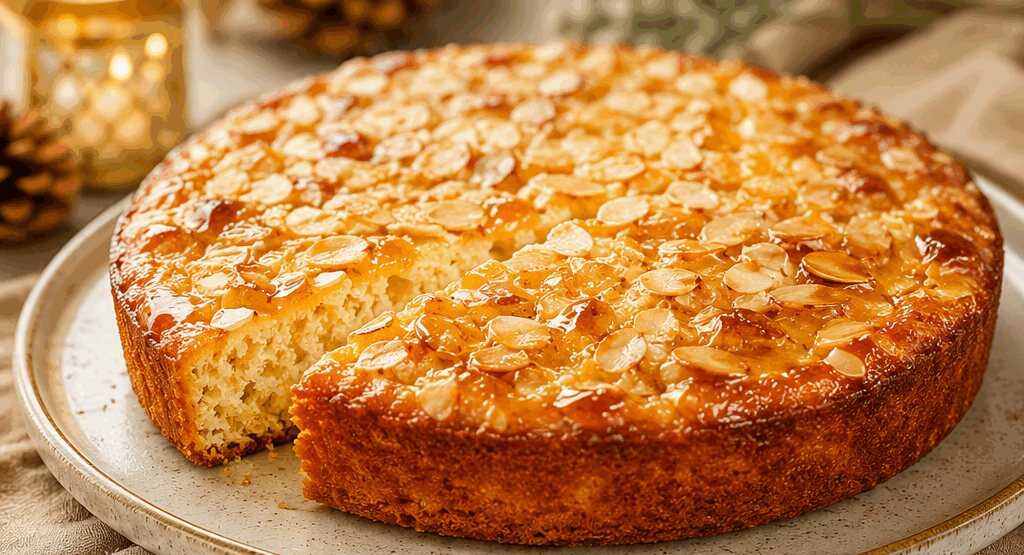 Blitzschneller Butter-Mandel-Kuchen: Ein Muss für Naschkatzen! – so sieht es fertig aus
