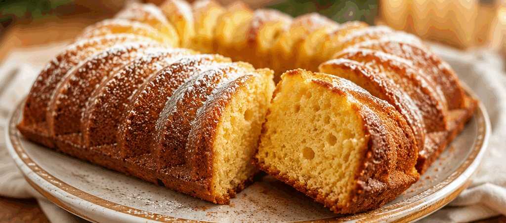 Blitzschneller Gugelhupf vom Blech – Geniales Becher-Rezept! – so sieht es fertig aus