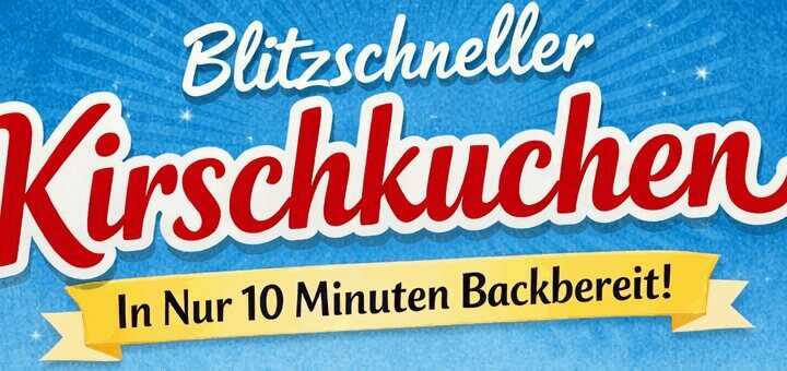 Blitzschneller Kirschkuchen: In Nur 10 Minuten Backbereit!