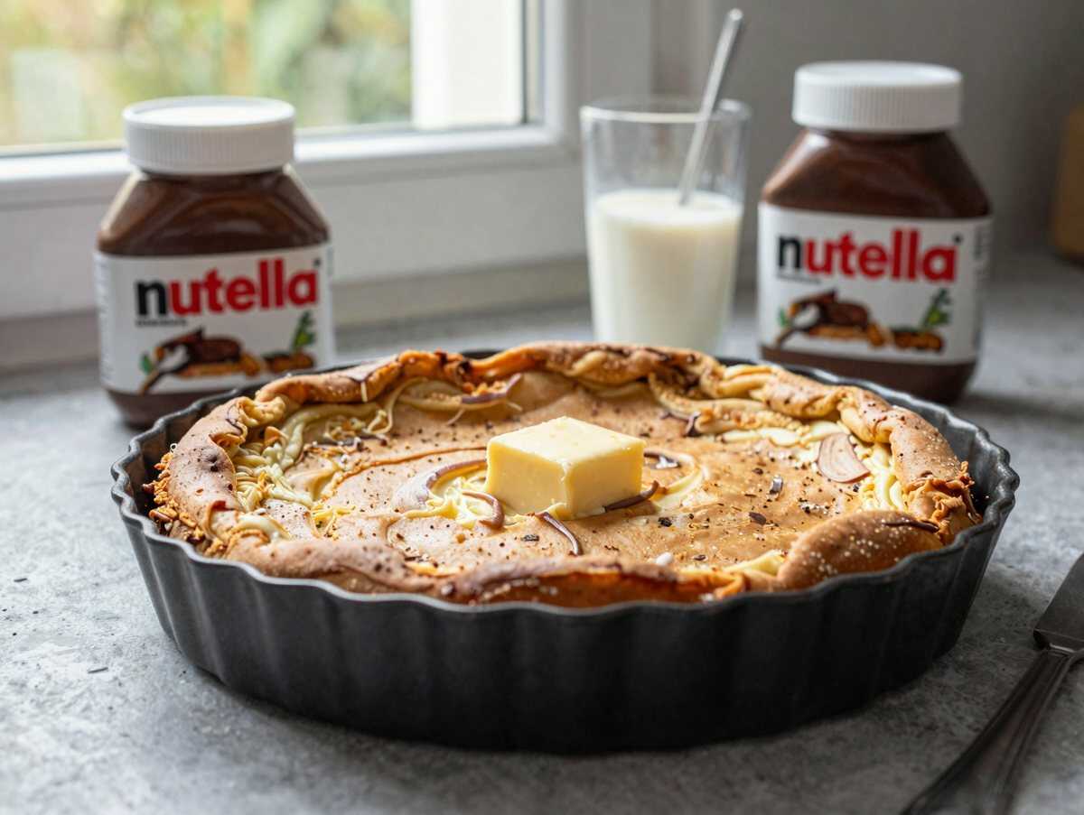 Blitzschneller Nutellakuchen: Rezept für den ultimativen Schokotraum – während der Zubereitung
