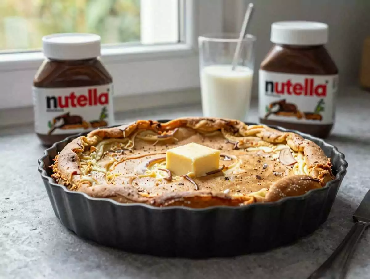 Blitzschneller Nutellakuchen: Rezept für den ultimativen Schokotraum – während der Zubereitung