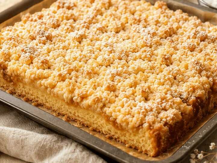 Blitzschneller Streuselkuchen: Das ultimative Rezept für den Blechkuchen-Genuss!