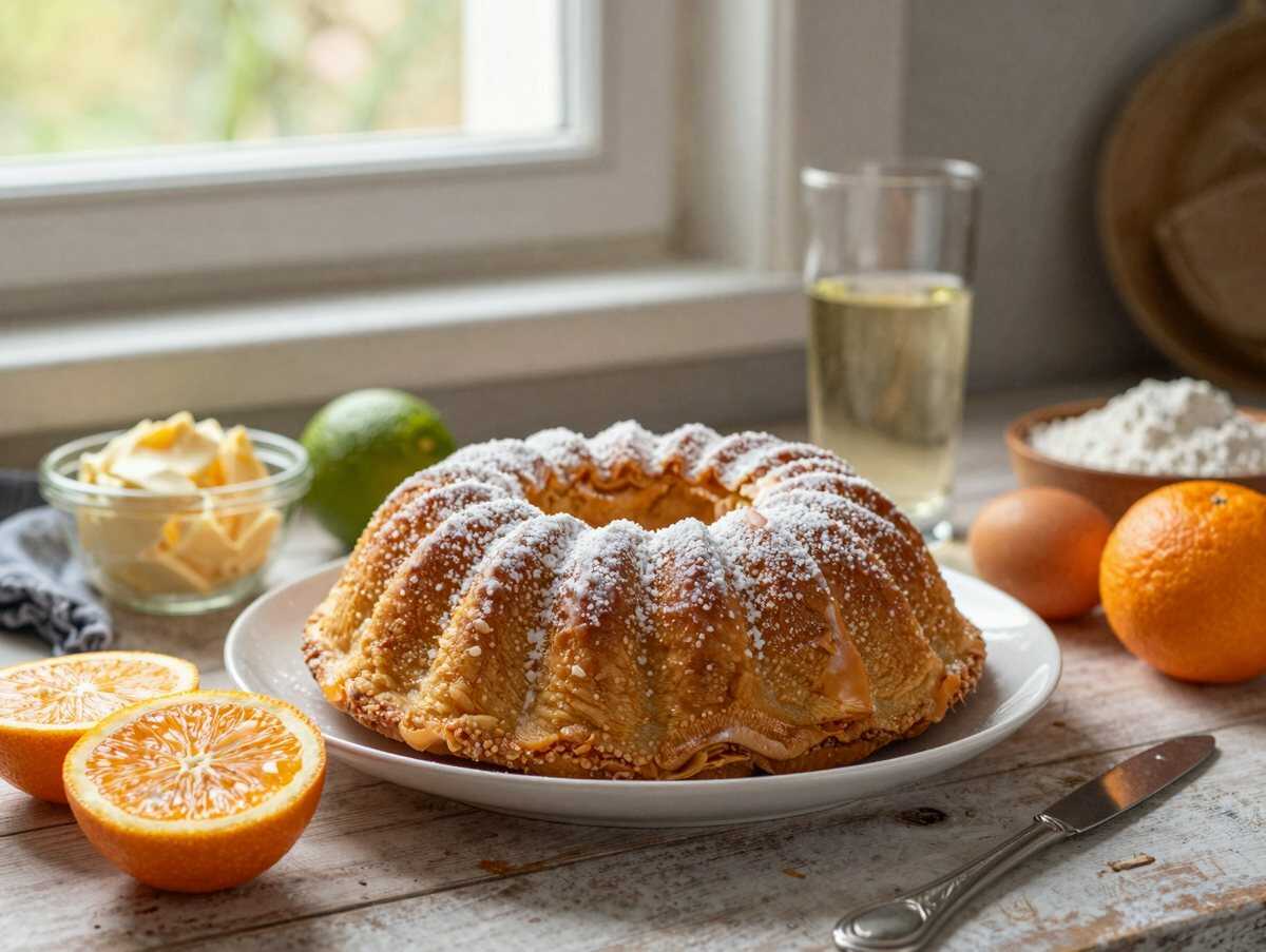Blitzschnelles Zitronen-Gugelhupf-Rezept, das du lieben wirst! – während der Zubereitung
