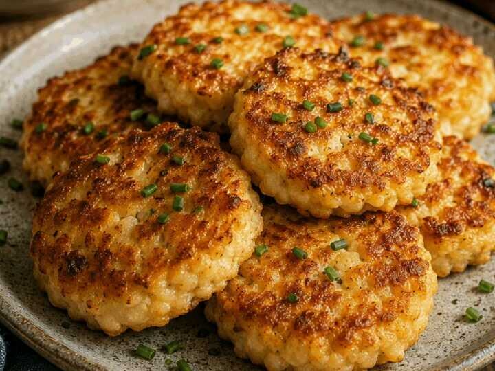 Blumenkohl-Käse-Taler aus dem Airfryer – besser als vom Imbiss