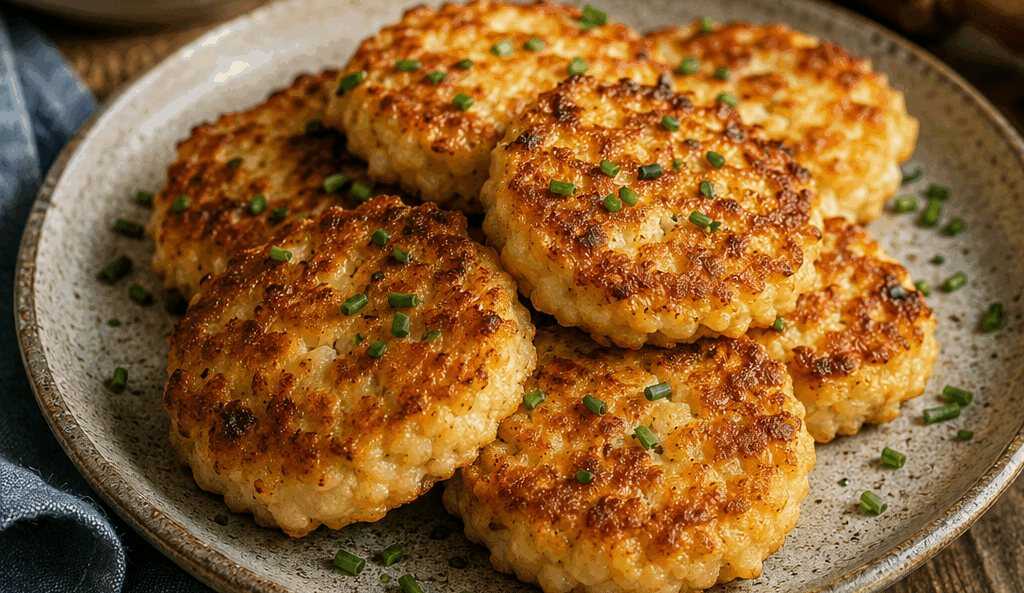 Blumenkohl-Käse-Taler aus dem Airfryer – besser als vom Imbiss