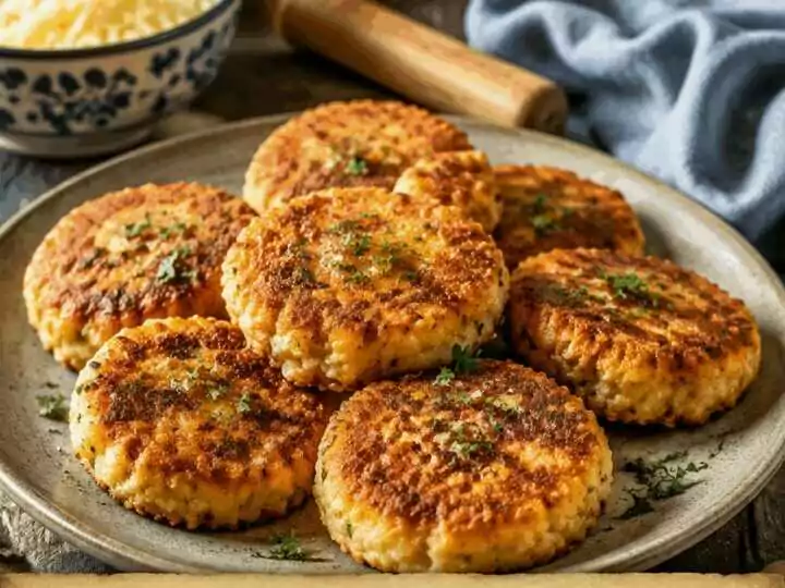 Blumenkohl-Käse-Taler aus dem Airfryer