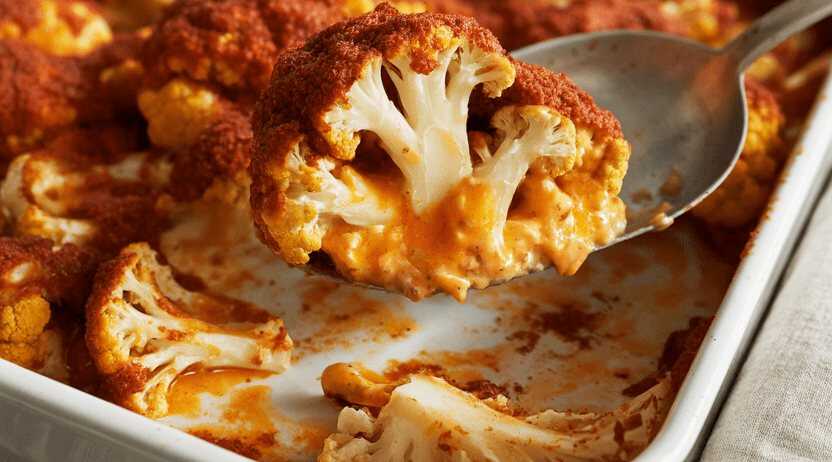 Blumenkohlröschen mit Paprika-Kruste