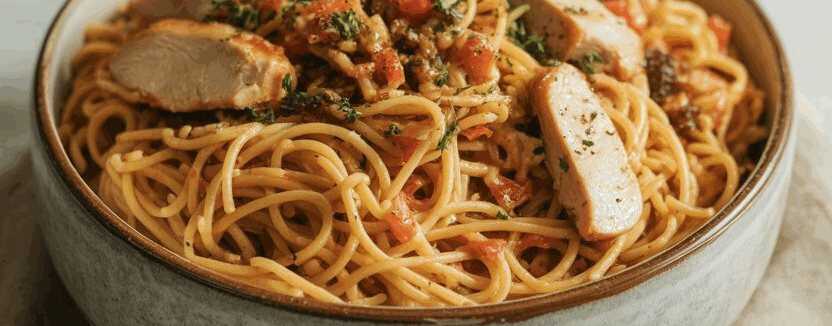 Boah der Renner bei jedem Grillabend! Spaghettisalat – so sieht es fertig aus
