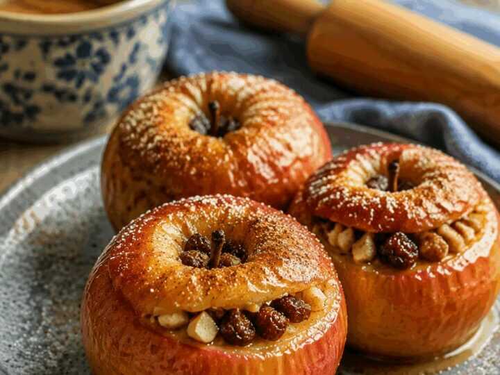 Bratäpfel mit Marzipanfüllung aus dem Airfryer – schnell, einfach, unfassbar gut