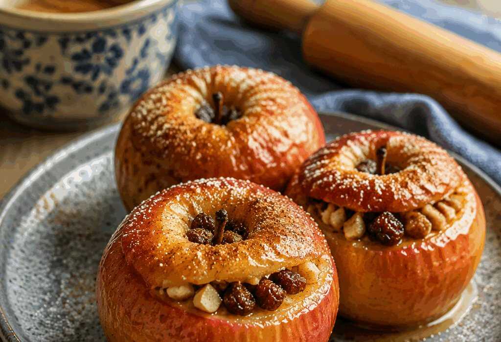 Bratäpfel mit Marzipanfüllung aus dem Airfryer – schnell, einfach, unfassbar gut