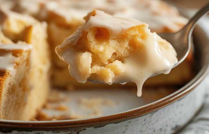 Bratapfelkuchen mit 450 g Schmand & 1 Packung Puddingpulver