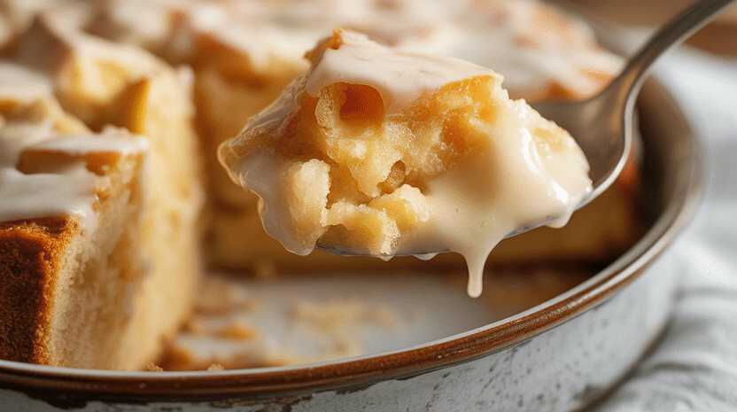 Bratapfelkuchen mit 450 g Schmand & 1 Packung Puddingpulver