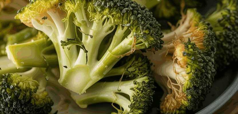 Brokkoli knusprig aus der Heißluftfritteuse – so sieht es fertig aus