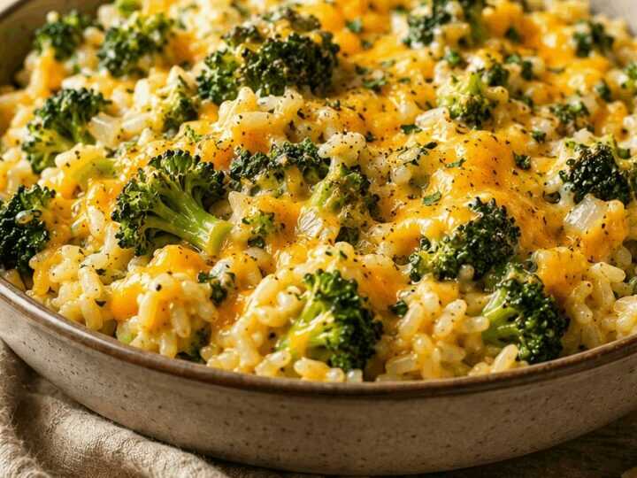 Brokkoli-Cheddar-Reis aus der Pfanne: Seelentröster in Perfektion!