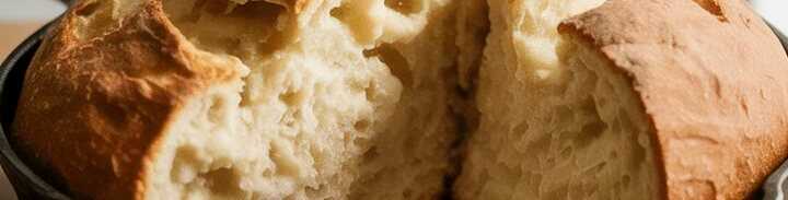 Brot ohne Kneten mit 3 Tassen Mehl