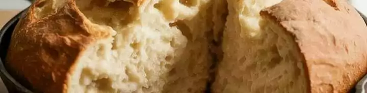 Brot ohne Kneten mit 3 Tassen Mehl