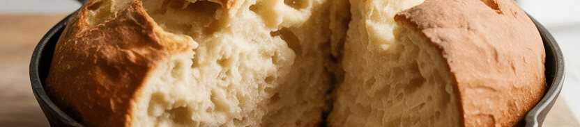 Brot ohne Kneten mit 3 Tassen Mehl