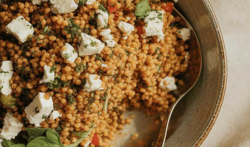 Bulgur-Salat mit Feta – Dein frischer Mittags-Hit!