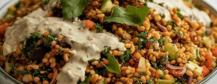 Bulgursalat orientalische Art