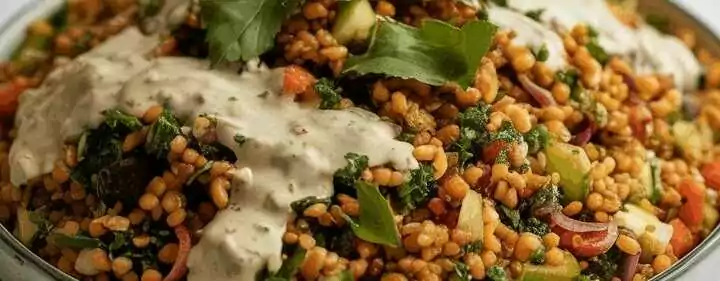 Bulgursalat orientalische Art