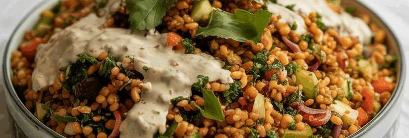 Bulgursalat orientalische Art