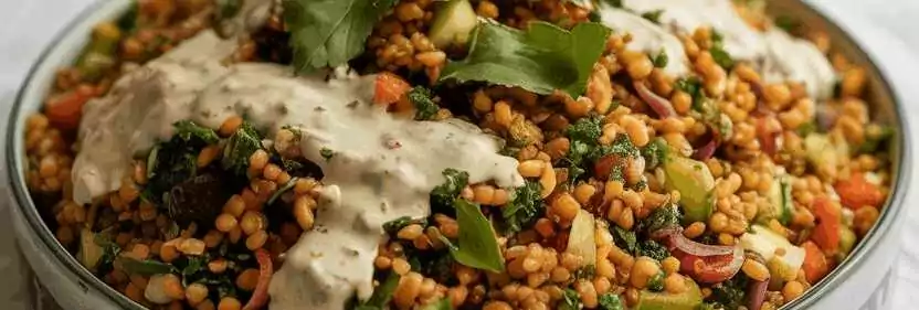 Bulgursalat orientalische Art