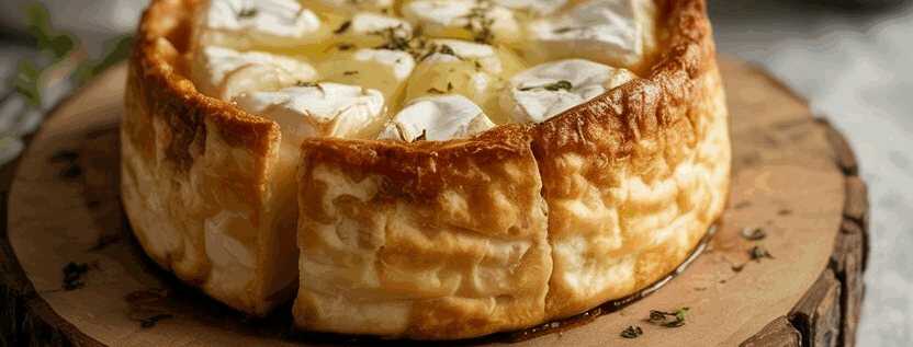 Camembert im Knuspermantel aus dem Airfryer – so sieht es fertig aus