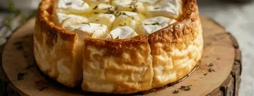 Camembert im Knuspermantel aus dem Airfryer – so sieht es fertig aus