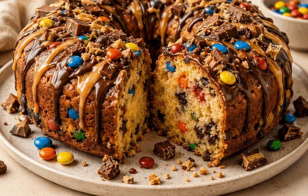 Candy Cake: Ein unwiderstehlicher amerikanischer Süßigkeitenkuchen entdecken!