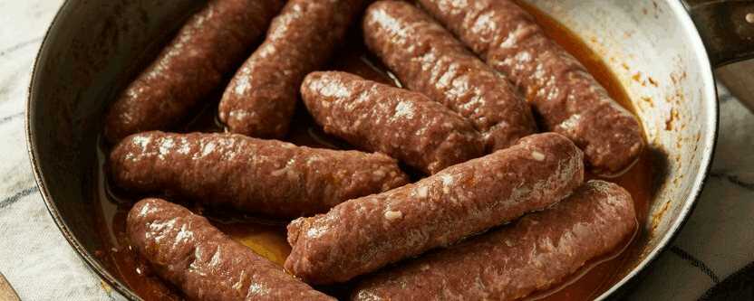 Cevapcici mit 500 g gemischtes Hackfleisch