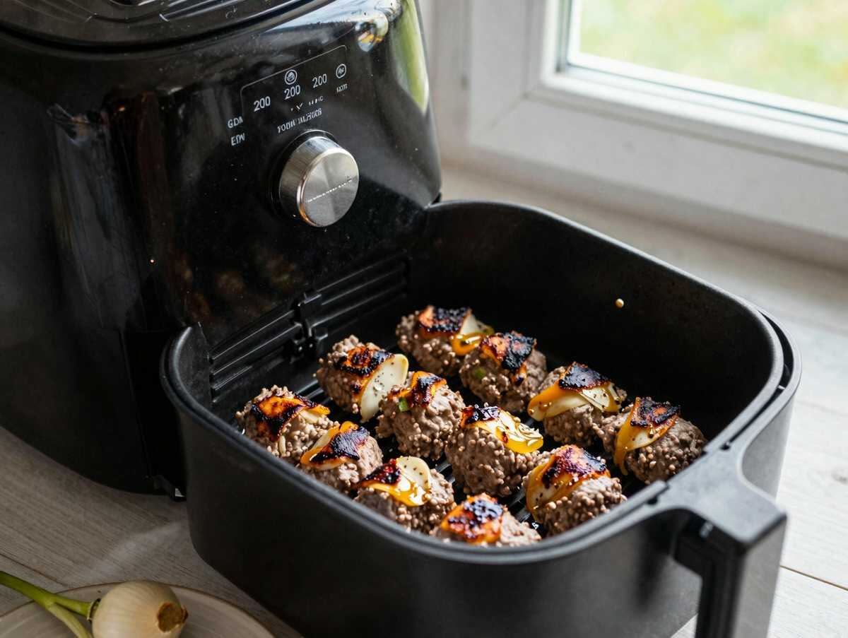 Cevapcici wie vom Balkan-Grill aus dem Airfryer, das Soulfood für gemütliche Tage – während der Zubereitung