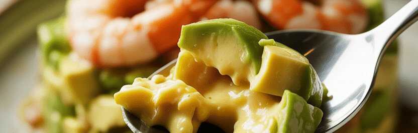 Avocado-Salat mit Riesengarnelen