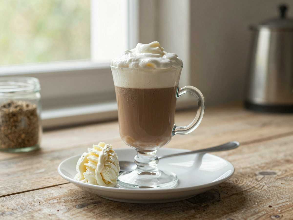 Cremiger Eiskaffee mit nur 3 Zutaten schnell und lecker – während der Zubereitung