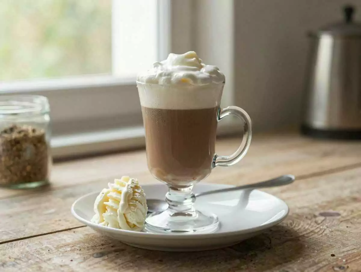 Cremiger Eiskaffee mit nur 3 Zutaten schnell und lecker – während der Zubereitung