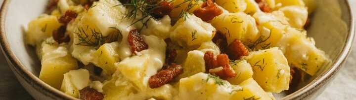 Cremiger Kartoffelsalat mit Mayonnaise – Ein deutscher Klassiker