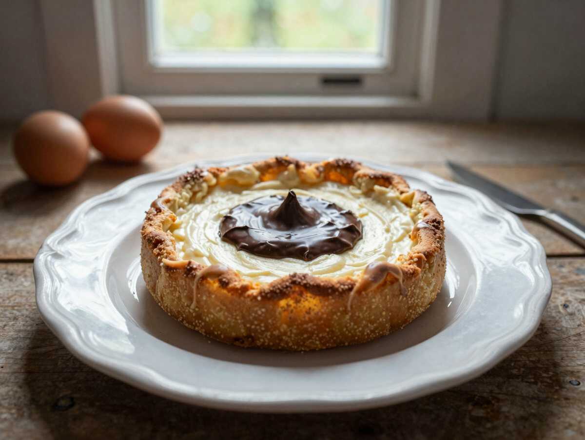 Das 3-Zutaten-Käsekuchen-Wunder: In Nur 10 Minuten Genießen! – während der Zubereitung