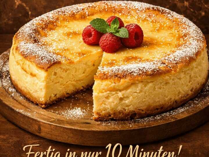 Das 3-Zutaten-Käsekuchen-Wunder: In Nur 10 Minuten Genießen!