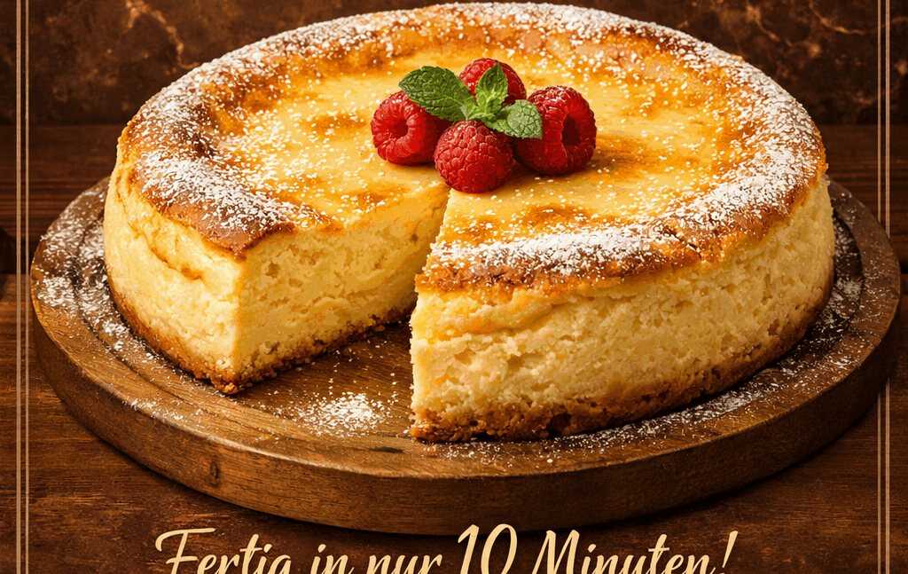 3-Zutaten-Käsekuchen-Wunder