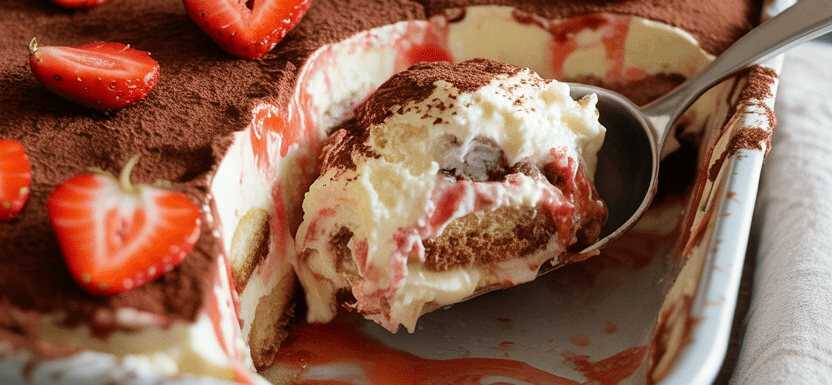 Erdbeer Tiramisu aller Zeiten in 10 Minuten
