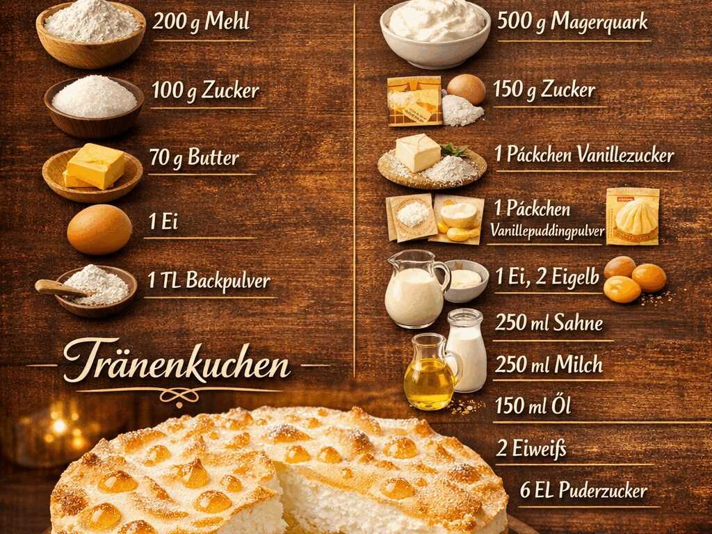 Tränenkuchen-Rezept der Welt