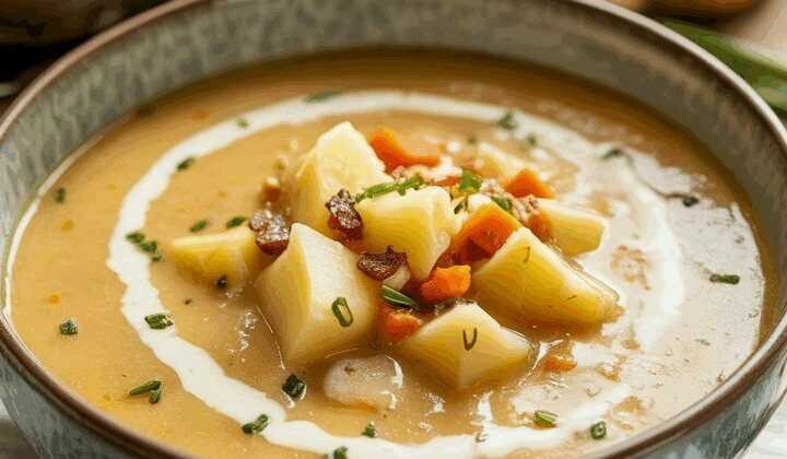 Das ist die leckerste Kartoffelsuppe die ich je gemacht habe in 1 Stunde!