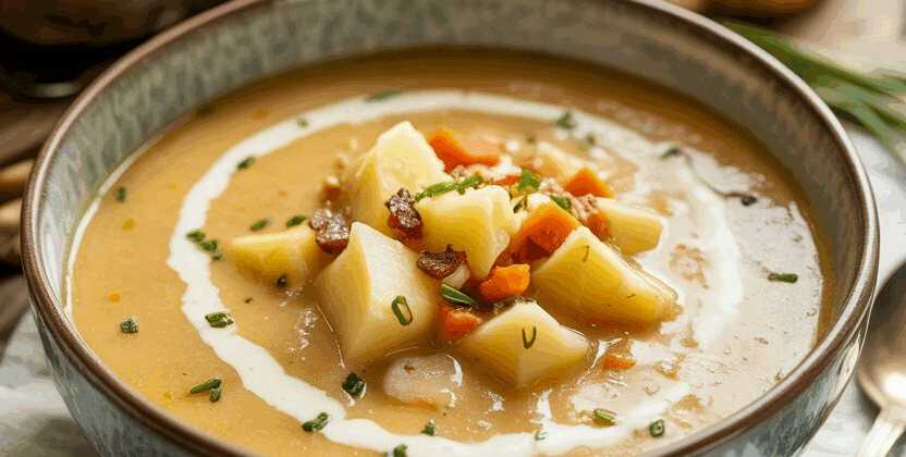 Das ist die leckerste Kartoffelsuppe die ich je gemacht habe in 1 Stunde!