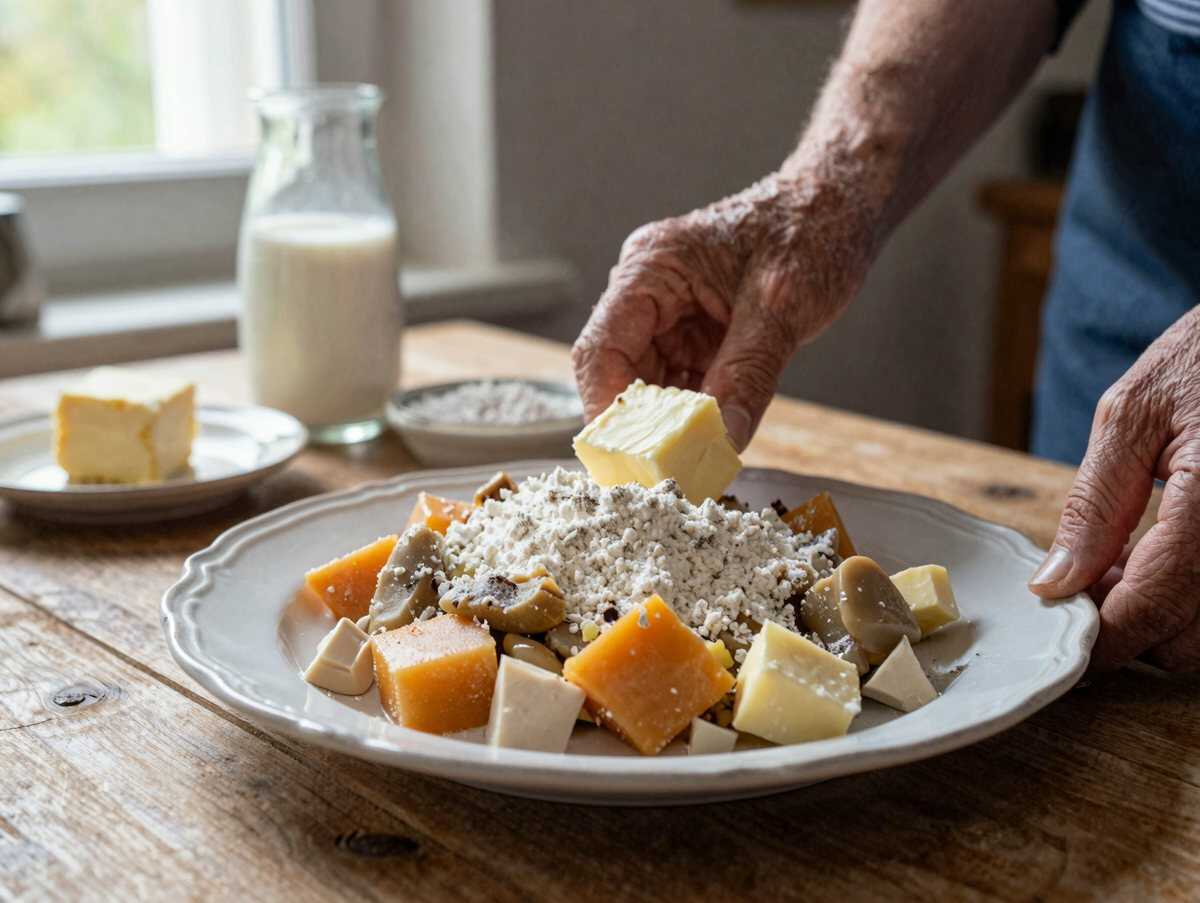 Das unwiderstehliche Bienenstich-Rezept von Oma, das du probieren musst! – während der Zubereitung
