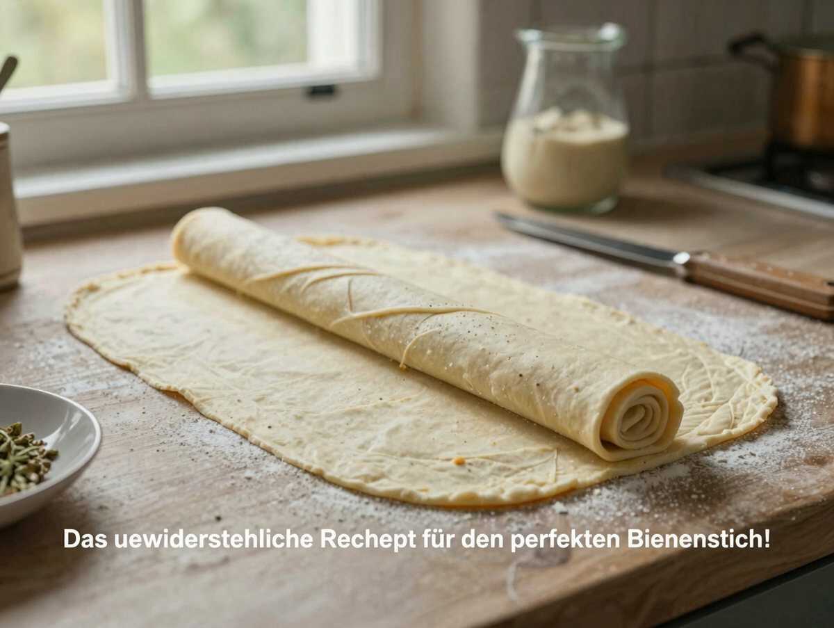 Das unwiderstehliche Rezept für den perfekten Bienenstich! – während der Zubereitung