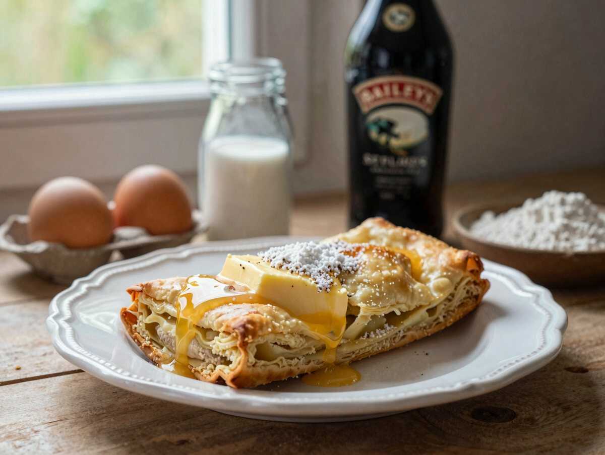 Das unwiderstehliche Rezept für Mohnkuchen mit Eierlikör – Ein Muss für alle Backfans! – während der Zubereitung